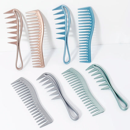 2-piece hair styling comb set, wide toothed comb, large toothed comb, styling tools, hair salon,special for real hair wigs