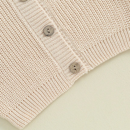 Baby Boys Girls Cardigan Autumn Spring Cotton Sweater Top Baby Children Clothing Boys Girls Knitted Sweater Kids Spring Wear