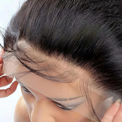 13x4 Lace Front Closure Human Hair Ear to Ear Transparent Lace Frontal Closure Straight Hair Extensions Human Hair Pre Plucke