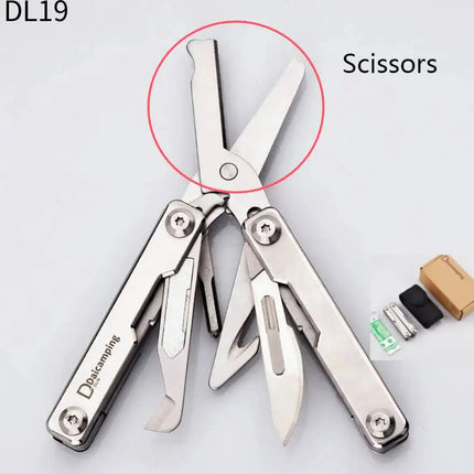 Daicamping DL15 DL21 DL19 Mini Portable Multifunctional EDC Multitools Survival Taptical Hunting Multi Tools Folding Knife