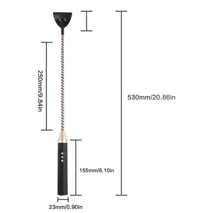 Paddle Electric Whip with Ergonomically Handle USB Rechargeable BDSM Bondage Fetish Electric Shock Sex Toys for Couples