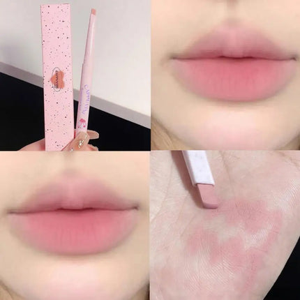5 Colors Matte Lip Liner Lipstick Pen Long Lasting Non-stick Cup Waterproof Smooth Soft Velvet Lipliner Pencil Makeup Cosmetics