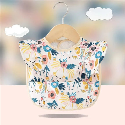Kids Eating Breastplate Kid Baby Bavoir Clothing Waterproof EVA Full Sleeve Bibs Children Apron Long Sleeve Feeding Smock Bibs