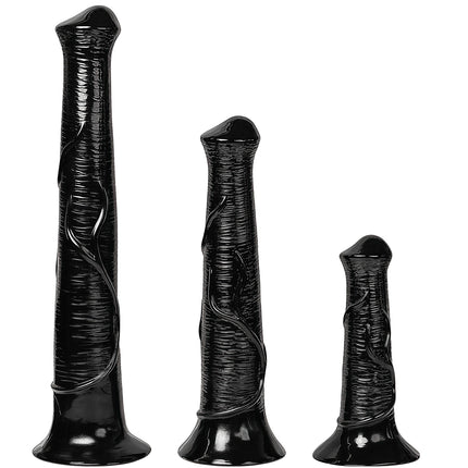 Extra Long Anal Plug Horse Dildos for Masturbating Vagina Anal Massager G-Spot Stimulator Butt Plug Adult Sex Toys for Women Men