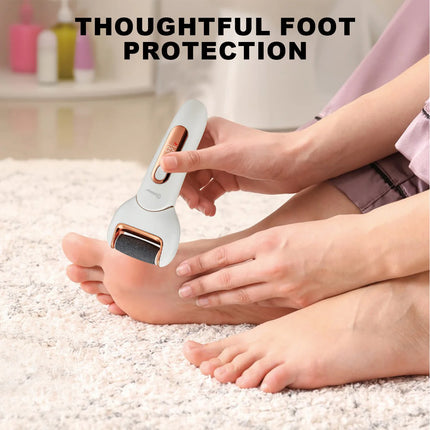 Hatteker Electric digital display Foot File Dead Skin Heel Callus Remover Peel Feet grooming tool Care Grinding Machine Pedicure