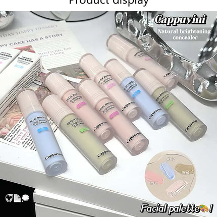 Liquid Brighten Concealer Stick Face Shadow Matte Powder Highlight Contour 3D Nose Shadow Cover Spots Dark Circles Makeup