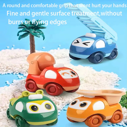 Children's Inertial Toy Car, Engineering Firefighting Sanitation Vehicle Resistant to Falling, Children's Gift