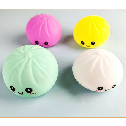 High Quality Simulation Flash Dumpling Pressure Ball Slow Rebound Soft Pinch Decompression Baozi Modeling Stress Relief Toy Gift
