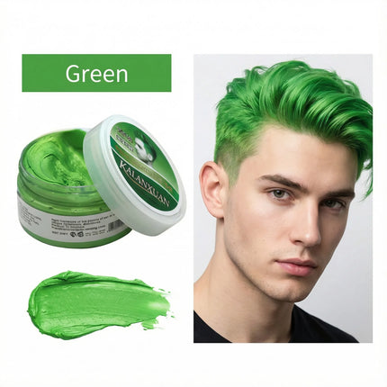 Temporary Hair Color Wax for Kids Girls Boys AdultsTemporary Hair Dye Hair Color Cream Teal Hair Dye Hair Wax Color Instant