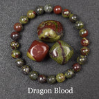 12 Dragon Blood / 19cm-7.5inch / 8mm beads