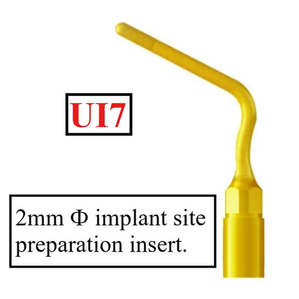 Finer 1pcs Dental Piezosurgery Tip Bone Surgery Tip Ultrasonic Bone Cutter Exelcymosis Dental Surgery Tip Fit Mectron Woodpecker