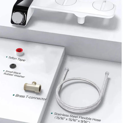 Bidet Toilet Seat Attachment Dual Nozzles Sprays Non-Electric Self-Cleaning Wash Single Cold Water Lady Bathroom Accessories