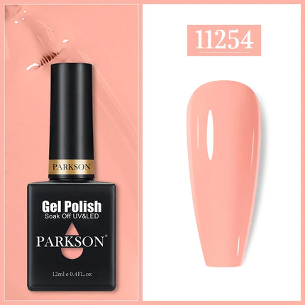 Parkson 12ML Nail Gel Polish HEMA TPO FREE Full Coverage 279 Color Gel Pigment Professional Nail Art Long Lasting Gel Varnish