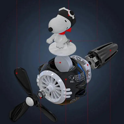 Snoopy Air Freshener Flying Propeller Pilot Series Car Accessories Anime Figures Aromatherapy Fragrance Diffuser Car Decor Gifts
