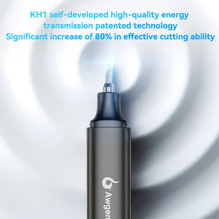 Awgem KH1 Handheld Ultrasonic Cutter Ultrasonic cutting knife DIY Electric Carving Tool for Plastic/Resin/3D Printing/Textile