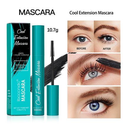 Cool Extension Mascara Eyelashes Long Lasting Curled Sweatproof Mascara Black Silk Fibre Make Up Beauty Korean Cosmetics