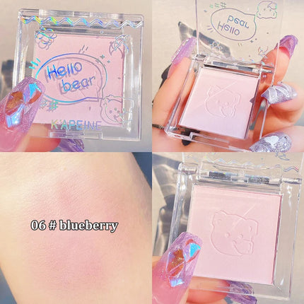 Monochrome Blush Palette Rose Hawthorn Cheek Tint Blusher Powder Natural Face Makeup Matte Peach Rouge Contour Shadow Palette