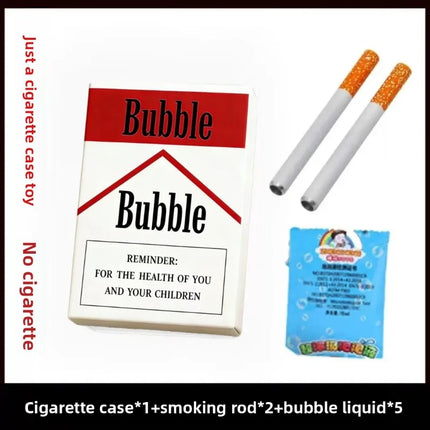 Simulated Toy Bubble Cigarette Box Creative and Funny Adult Decompression Cigarette Bubble Prank Abstract