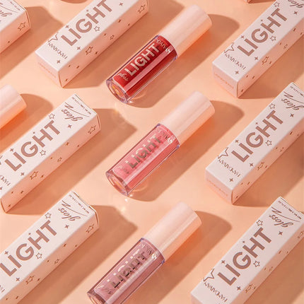 12 Colors Mirror Pearl Lip Gloss Long-lasting Moisturizing Shine Glitter Lip Glaze Waterproof Glass Liquid Lipstick Women Makeup