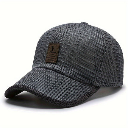 1 Fashionable and Breathable Baseball Cap for Couples, Quick-Drying Mesh Outdoor Sports Golf Sun Hat