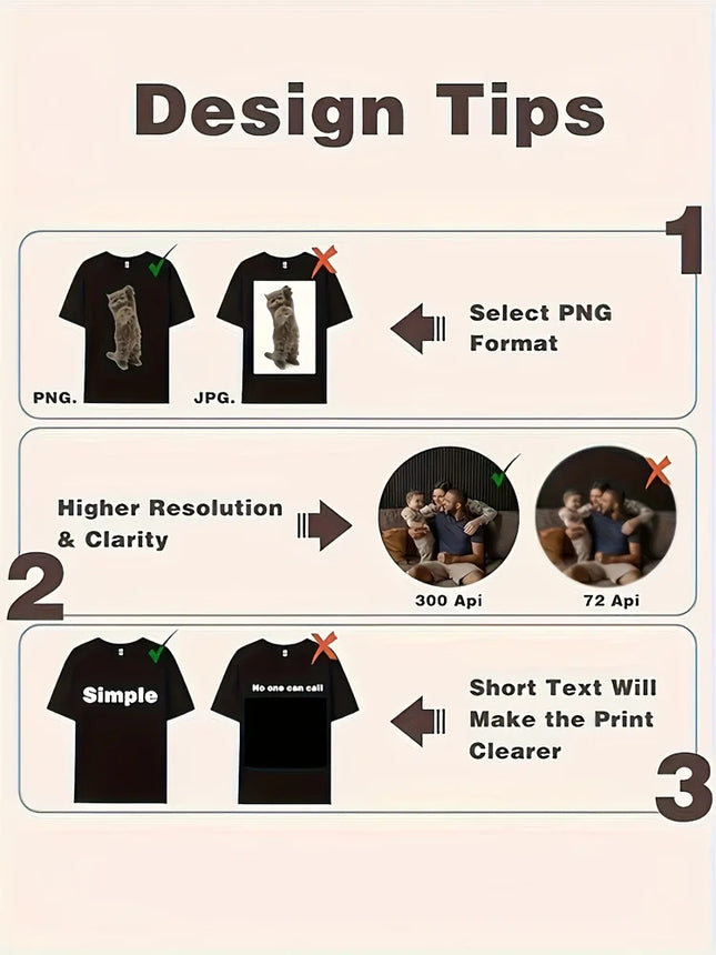 Personalized Custom Knit T Shirt Breathable Cotton Short Sleeve Custom Printed Tee For Couple Family Group Custom Tops