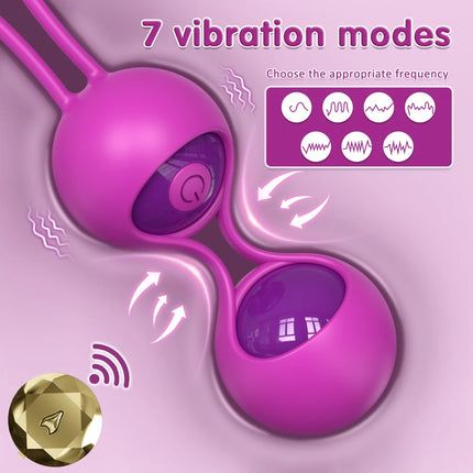 2026 New Upgrade Sex Toys Remote Control Vaginal Ball Smart Geisha Kegel Ball Simulator Vagina Chinese Ben Wa Ball Tightening