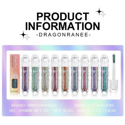 Optical Chameleons Eye Glitter Pigment Monochrome Holographic Navy Blue Green Shiny Metallic Liquid Lip Gloss Eye Shadow Stick