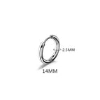 Silver Color 14mm / 1PC