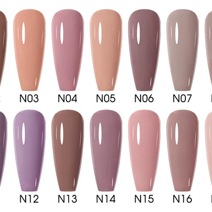 NAILCO 15ml Red Color Series Gel Varnish Coffee Gel Nail Polish Maximalism Reddish Gellak Design Brown Lacquer Nail Art Manicure