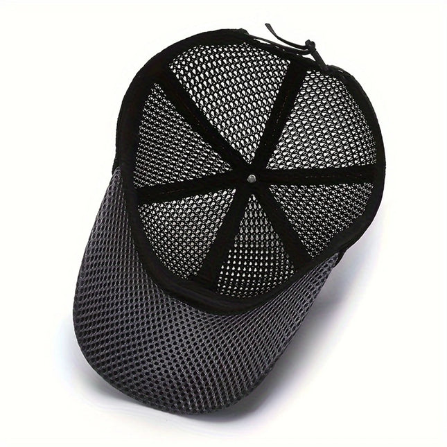 1 Fashionable and Breathable Baseball Cap for Couples, Quick-Drying Mesh Outdoor Sports Golf Sun Hat
