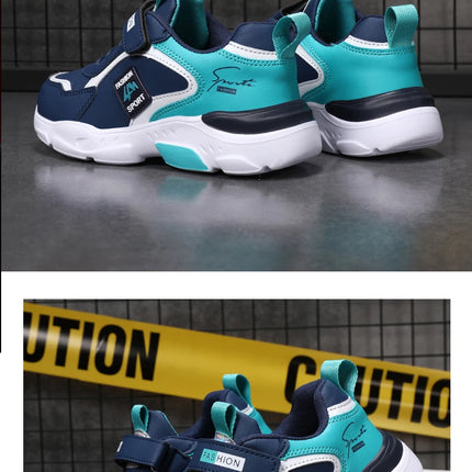 New Children's Leather Casual Shoes For Boy Girls Sneakers Breathable Kids School Walking Non-slip Sport Running Shoes Outdoor