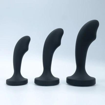 Unisex Silicone Anal Plug 3 Sizes with Crystal Base Safe Design for Women And Men Adult Sex Toy Dildo