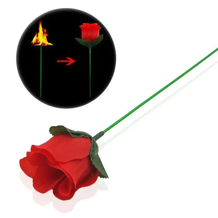 5/10PCS  Professional Magician Bar Illusion Props Torch To Flower-Torch To Rose-Fire Magic Trick Gimmick Flame Appearing Flower