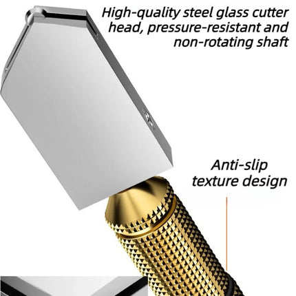 Easy to use and carry Glass Cutter Diamond Cutter 175mm Anti-Skid Handle Cutting Tool For Glass Diamonds And Minerals