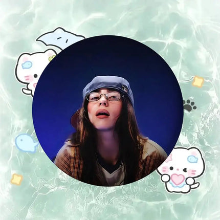 B-Billie Singer E-Eilish Badges Badges Cartoon Round Brooches On Backpack Jacket Acrylic Button Pins Collection Gifts