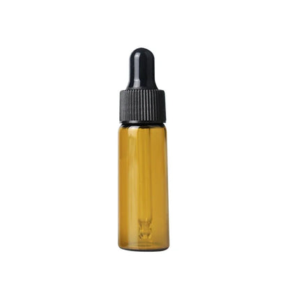 50/100PCS 1-5/ML Essential Oil Glass Refillable Eye Empty Dropper Bottle Container TravelPortable for Essential Oils, Perfumes