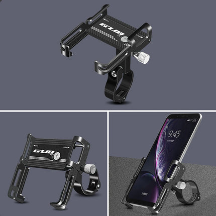 GUB P10 Phone Holder Stand Aluminum Alloy Bike Biking Motorcycle Handlebar Clip Bicycle Portable  Cycling Parts