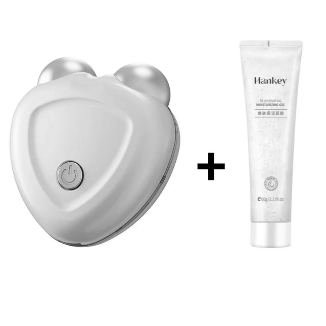 Microcurrent Face Lift Device Roller Mini Face Slimming Massager Portable EMS Delicate Contour Lifting Firming Facial Skin Gift