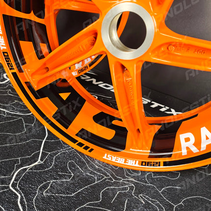 AnoleStix Motorcycle Wheel Sticker For KTM 1290 Super Duke R 2015-2024 Rim Stripe Decorative Tape Hub Decals