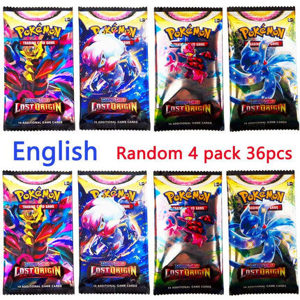4 Pack Pokemon Cards Team up Sun Moon Thunder English Trading Card Game Evolutions Booster Collectible Kids Toys DESTINED RIVALS