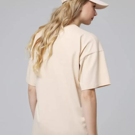 100% Cotton Solid T-shirts Summer Casual Women Sporty Short Sleeve Tees Fashion White Black Clothing Loose O-Neck Female Tops