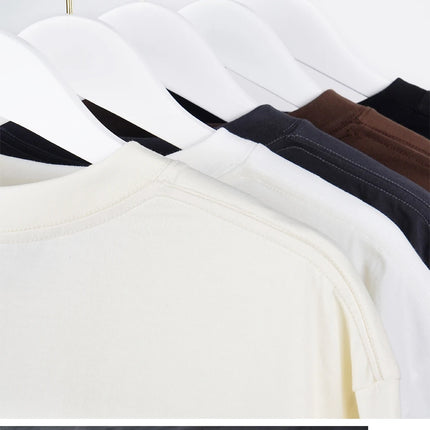 WAVLATII Oversized Summer T shirts for Women Men Brown Casual Female Korean Streetwear Tees Unisex Basic Solid Young Cool Tops