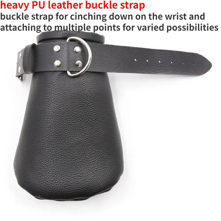 Puppy Play Dog Gloves Dog Paw Print Padded Fist Mitts BDSM Bondage PU Leather Glove Adult Role Play Sex Toys For Couples