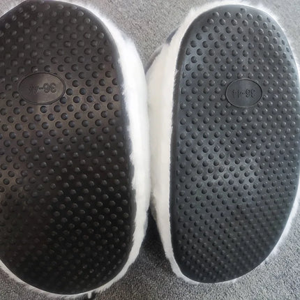 Unisex Winter Warm Home Slippers Women/Men One Size Sneakers Lady Indoor Cotton Shoes Woman House Floor Sliders Ladies Slippers