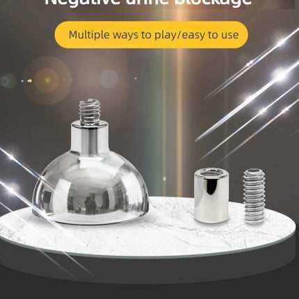 Stainless Steel Penis Plug for Chastity Cage Penis Abstinence Detachable Urethra Dilator Catheter Negative Cb Lock Sissy Sex Toy