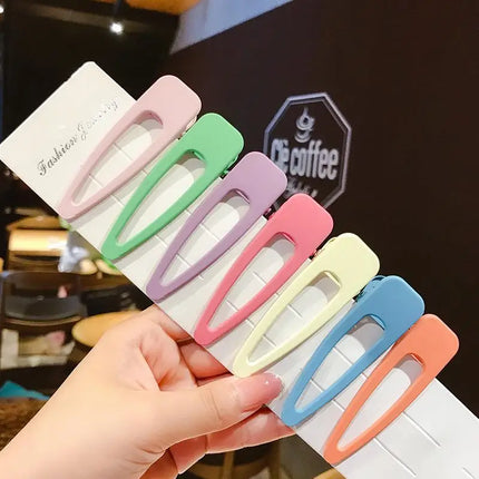 10Pcs/Set Girl Hair Clips Kid Cute Colorful Hairpins Water Droplets Bangs Barrette Headdress Hairs BB Clip Hairpin