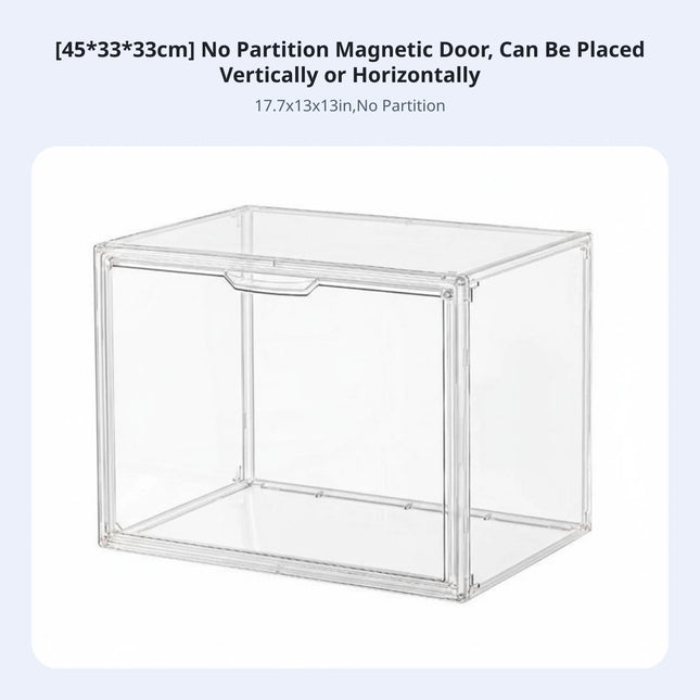 Acrylic Display Box High Distinctness Clear Acrylic Display Box Transparent Storage Container Particles Proof for Collectors