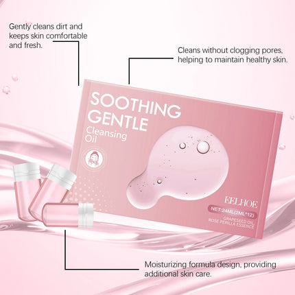 Gentle Makeup Remover Oil Effectively Remove Facial Makeup Deep Cleaning Pores Suitable for All Skin Types Soothing Cleaning Oil