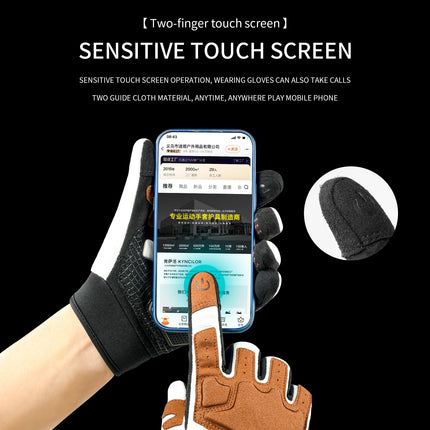 Tactical Gear Touch Screen Cycling Gloves Thermal Warm Windproof Full Finger Waterproof Bicycle Road Bike Gloves For Men Women