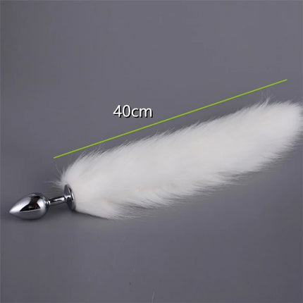 Role-playing Sex Games, Men and Women Sex Toys,1pcs,BDSM Three Size Dog Tail Anal Plug, Animal Tail Butt Plug